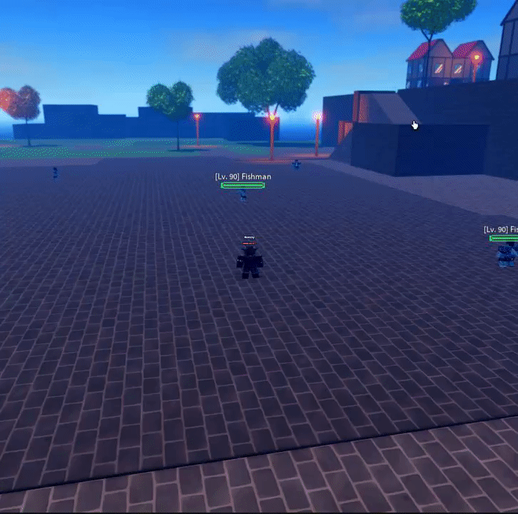 Player performing Shadow Fruit's V move in haze seas