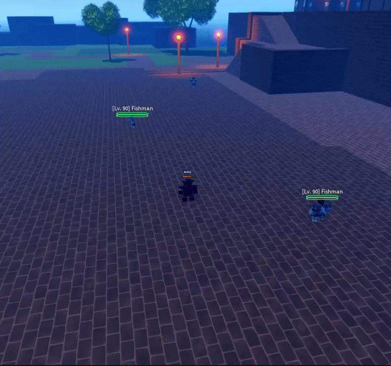 Player performing Shadow Fruit's X move in haze seas