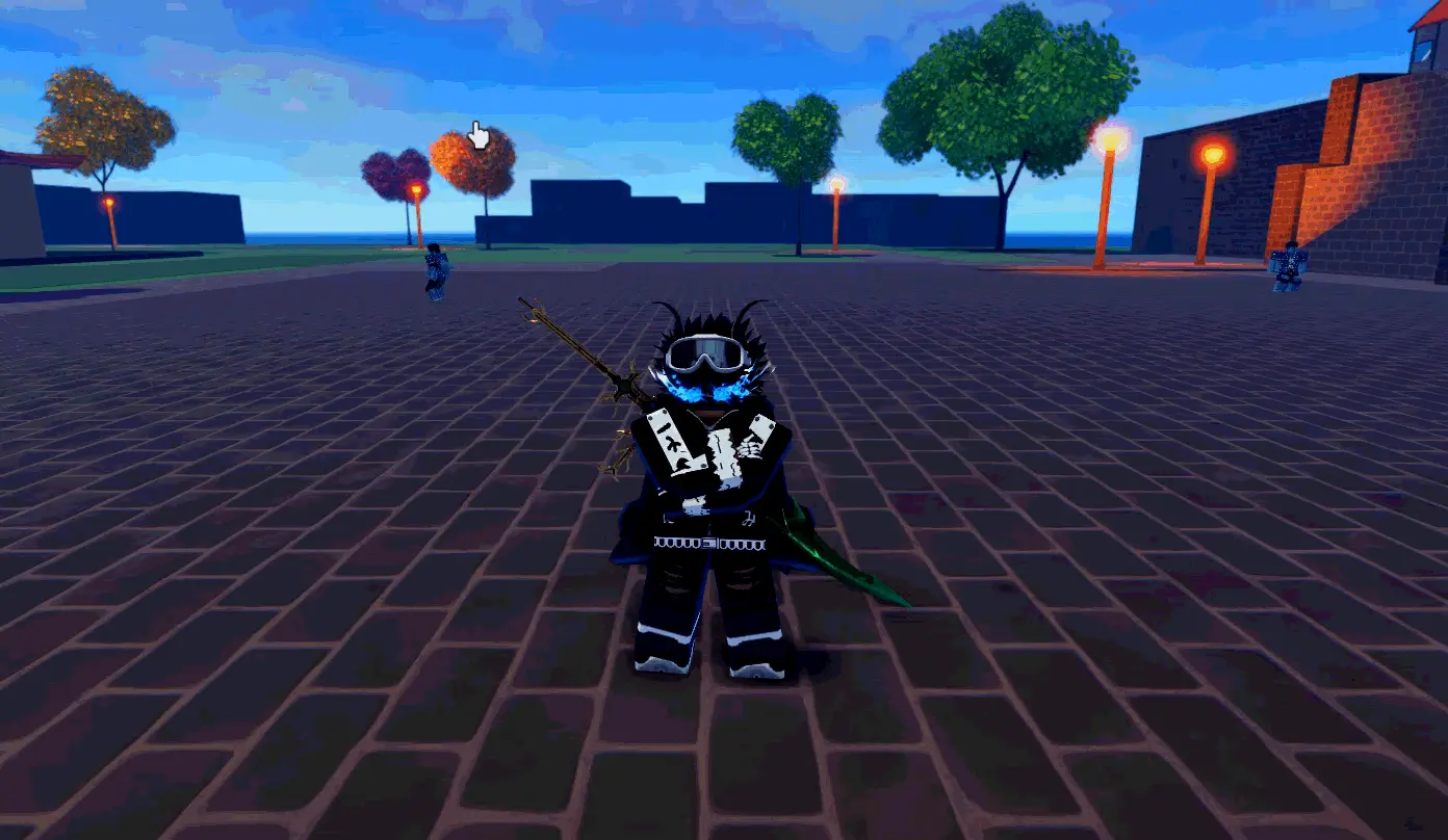 Player performing Tremor Fruit's V Move in Haze Seas