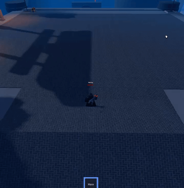 Bagua Skill Mace Weapon from Haze Seas Roblox Experience