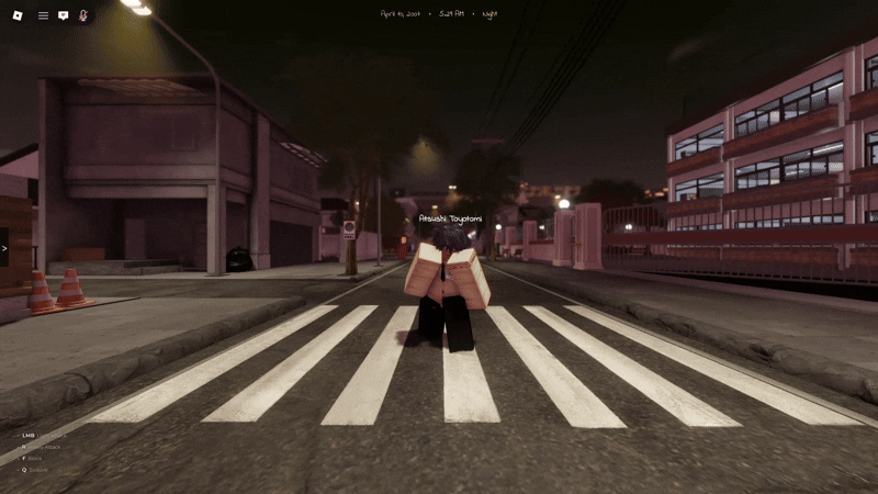 Boxing M1 Attack Fighting Style from Gakuran Roblox Experience