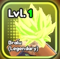 Bralu (Legendary) Unit from Anime Squadron Roblox Experience