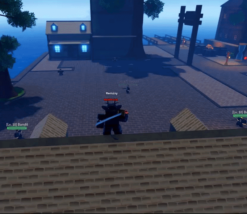 Crimson Dash Skill Raiu Sword from Haze Seas Roblox Experience