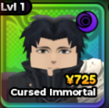 Cursed Immortal Unit from Anime Expeditions Roblox Experience