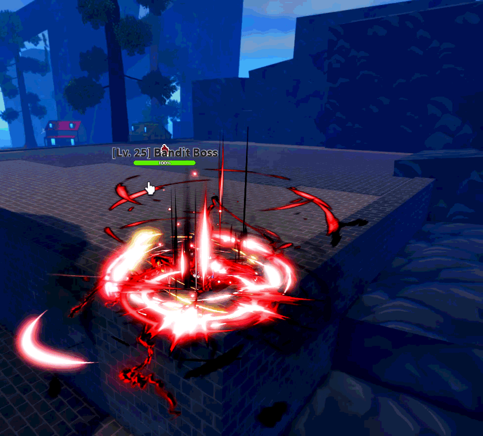 Death Cross Skill Gryphon from Haze Seas Roblox Experience