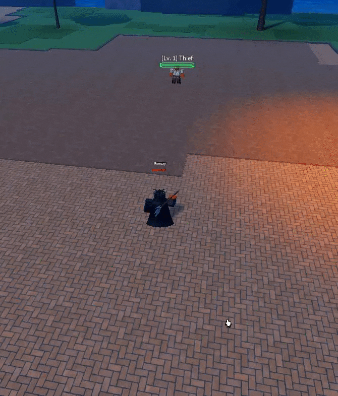 Drill Thrust Dough Trident Staff Skill from Haze Seas Roblox Experience