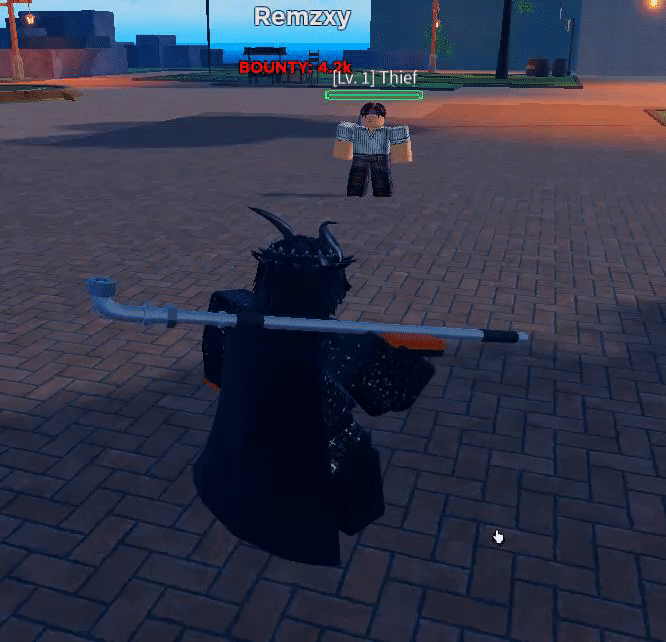 Fire Shot Skill Pipe Weapon from Haze Seas Roblox Experience