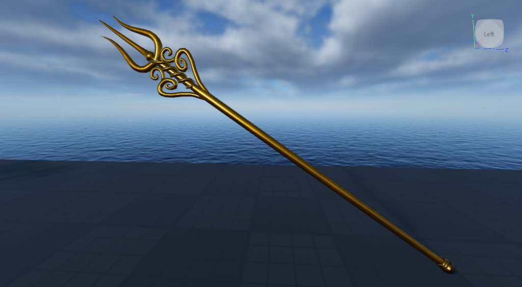 Fisherman Staff Skill from Haze Seas Roblox Experience