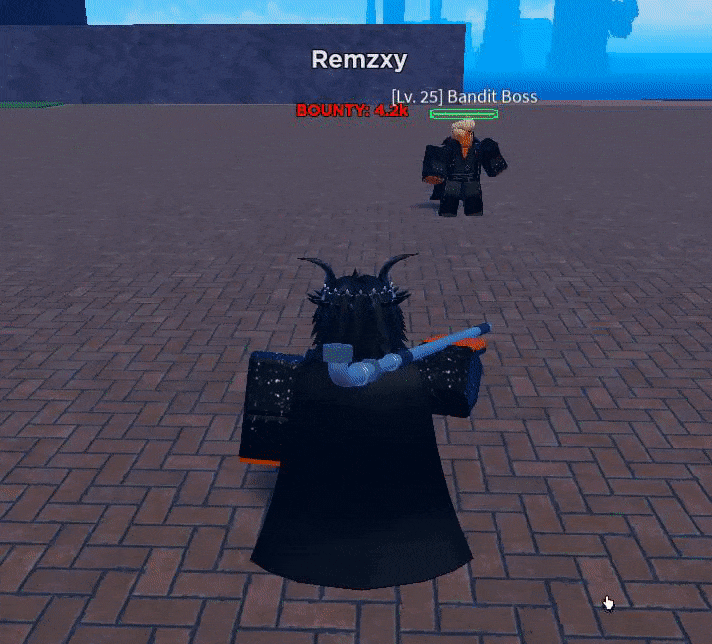 Flamethrower Skill Pipe Weapon from Haze Seas Roblox Experience