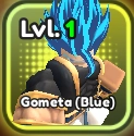 Gometa Blue Unit from Anime Squadron Roblox Experience