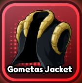 Gometas Jacket Gear from Anime Squadron Roblox Experience