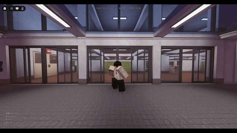Hakari M1 Attack Fighting Style from Gakuran Roblox Experience