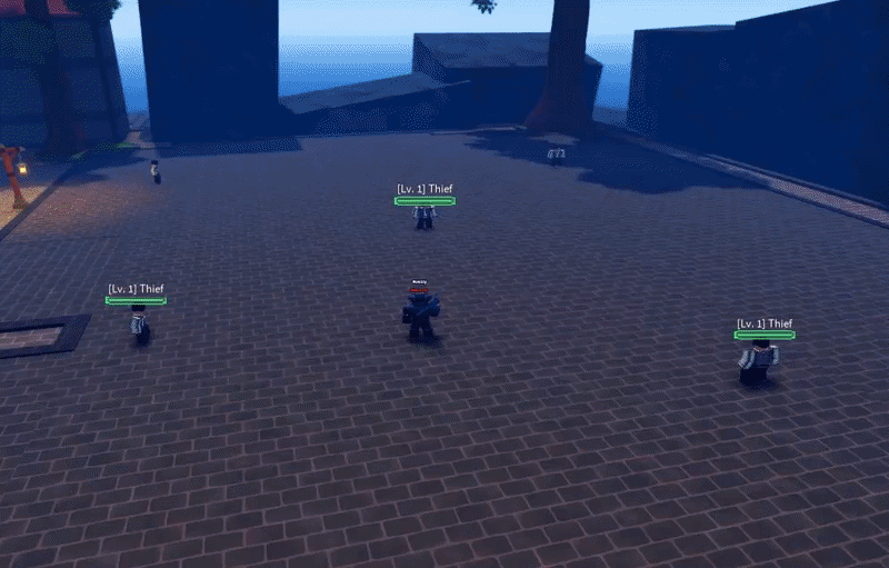Inferno Impact Sword from Haze Seas Roblox Experience