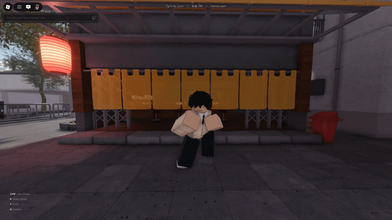 Karate Heavy Attack Fighting Style from Gakuran Roblox Experience