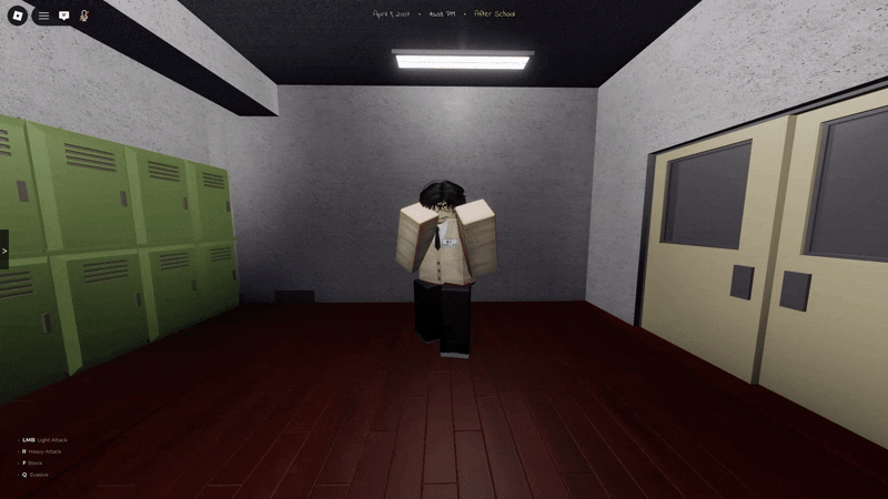 Muay Thai M1 Attack Fighting Style from Gakuran Roblox Experience