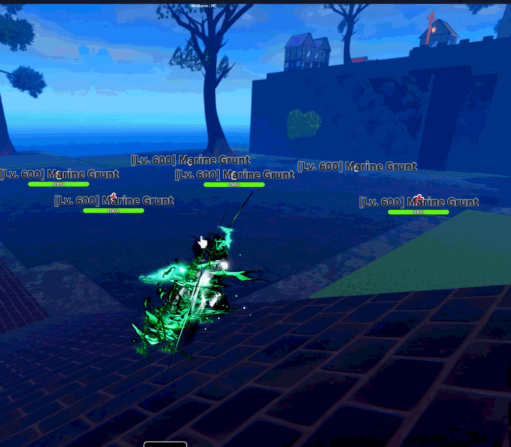 Midnight Havoc Skill Dual Dark Blade from Haze Seas Roblox Experience
