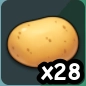 Potato Ingredient from Craft a Menu Roblox Experience