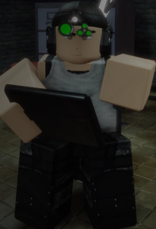 Doctor Sleepy NPC from the Purgatorio Roblox Experience
