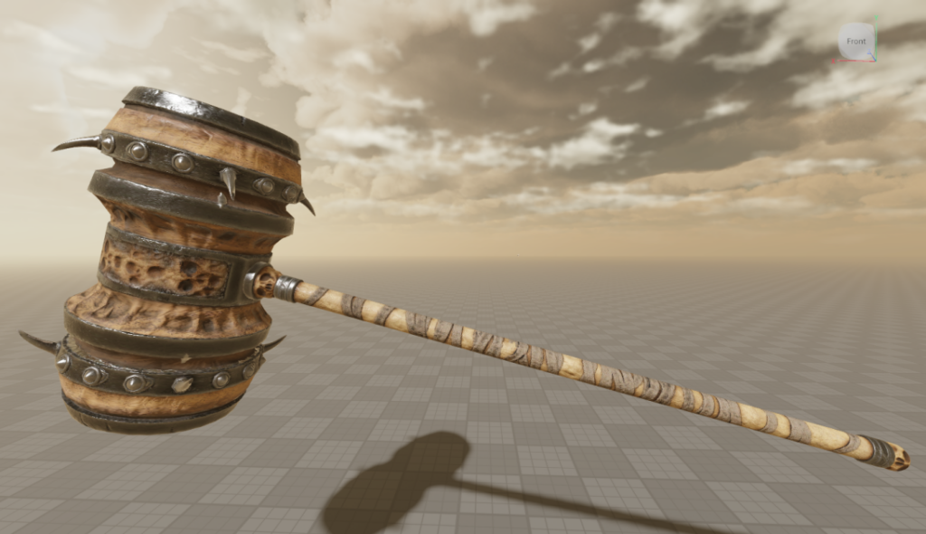 Sea Beast Sword Hammer from Haze Seas Roblox Experience