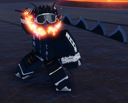 Shark Blade Sword from Haze Seas Roblox Experience