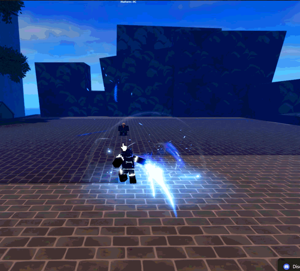 Storm Surge Skill Golden Staff v2 from Haze Seas Roblox Experience