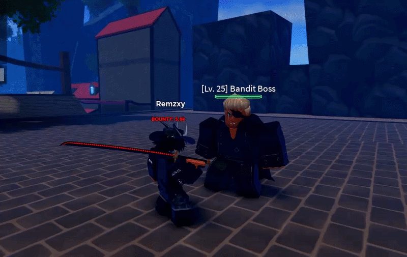 Thrust Barrage Shusui Sword from Haze Seas Roblox Experience