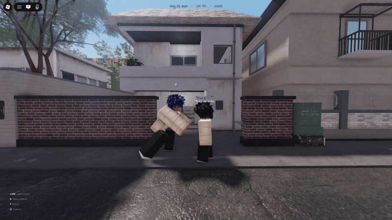 Wrestling Heavy Attack Fighting Style from Gakuran Roblox Experience