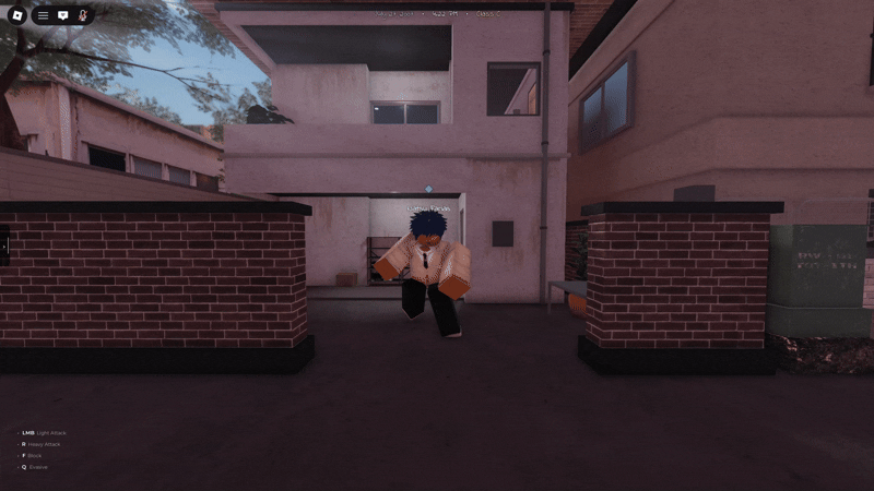 Wrestling M1 Attack Fighting Style from Gakuran Roblox Experience
