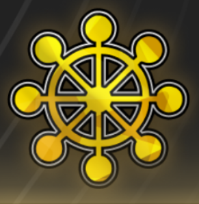 Divine Wheel Accessory from Jujutsu Zero Roblox Experience