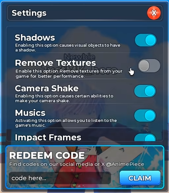 Codes - Anime Piece Wiki [Roblox] - BloxInformer